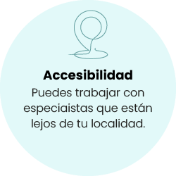 Accesibilidad: Puedes trabajar con especialistas que están lejos de tu localidad